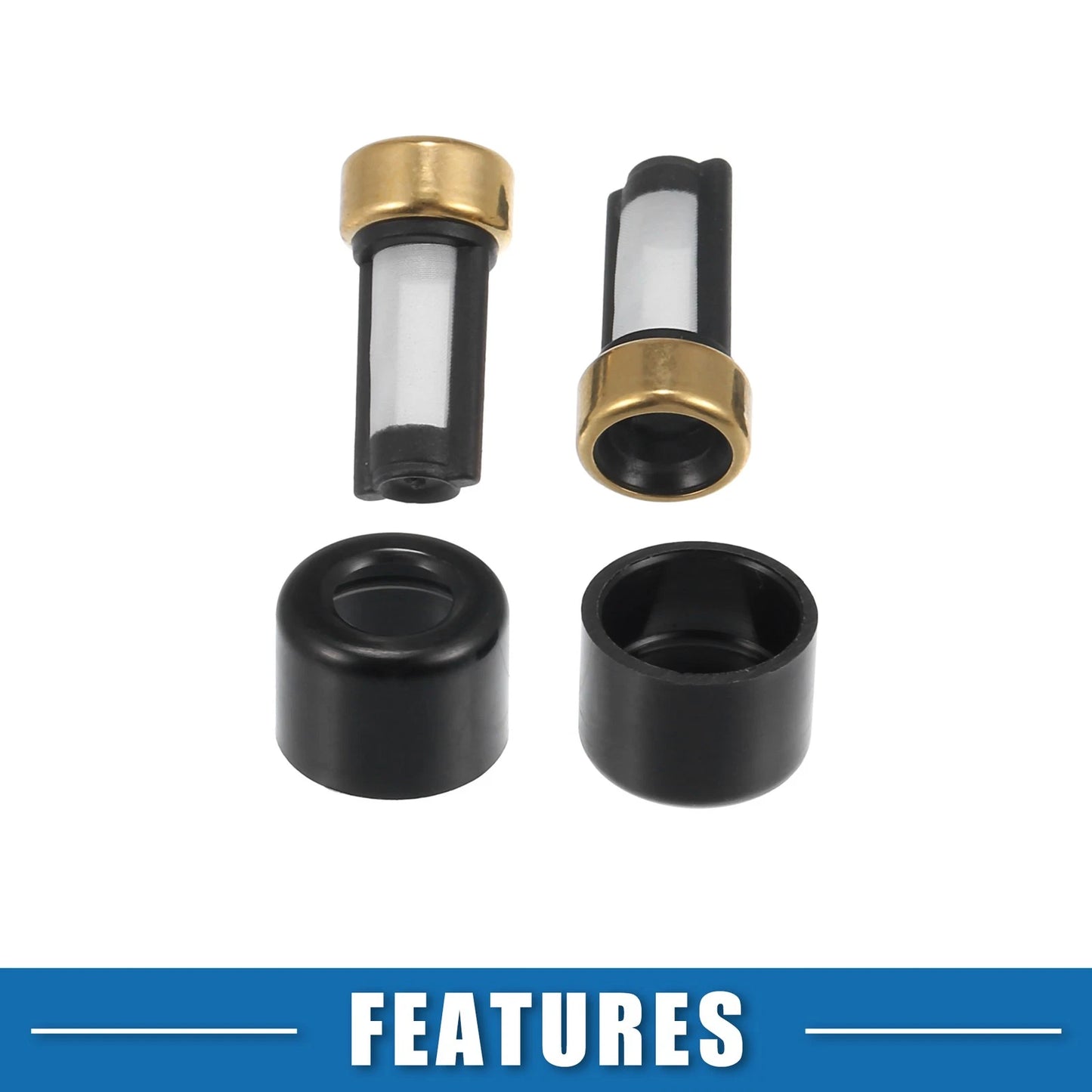 Fuel Injector O Rings Seals 4 x Micro Filters for Toyota Tacoma (1995-2000)