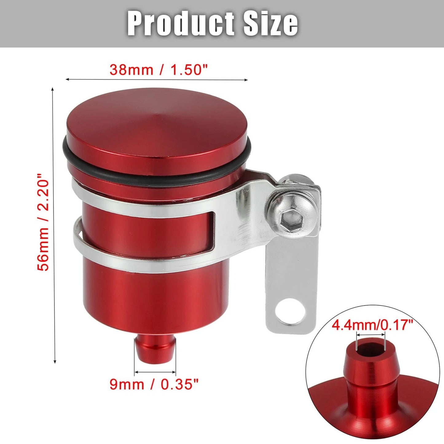 Motorcycle Front Brake Master Cylinder Oil Tank Cup for Yamaha Honda