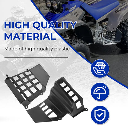 2 x Heel Guard Nerf Bar Plastic for Yamaha Banshee 350cc (1987–2006)