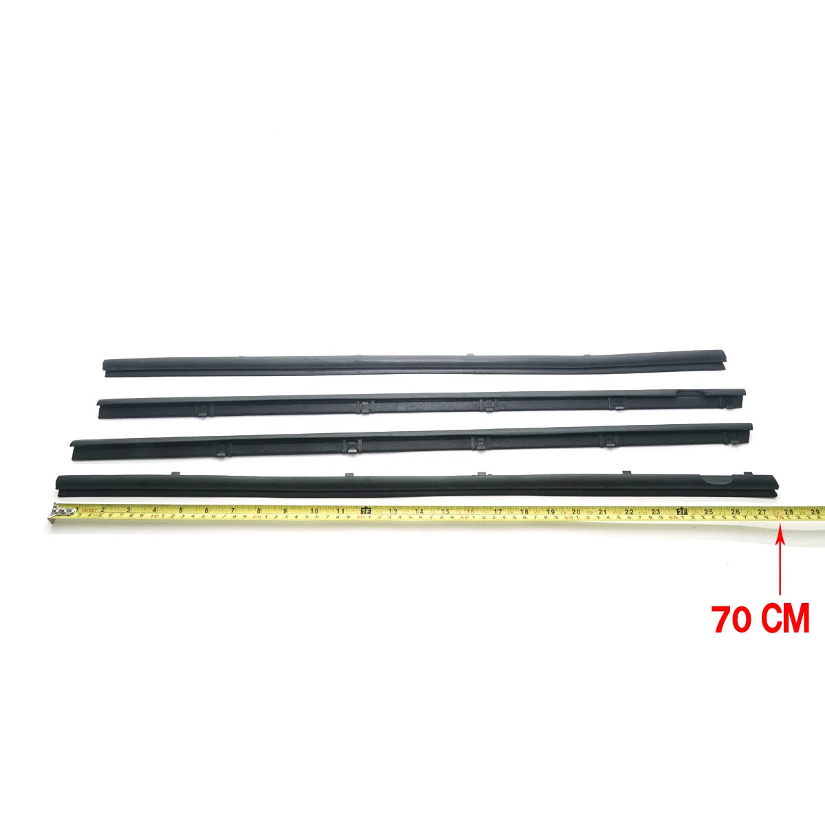 Front Door Glass Weatherstrip for Toyota Starlet KP60/KP61/KP62 1978-1984