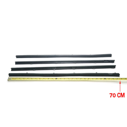 Front Door Glass Weatherstrip for Toyota Starlet KP60/KP61/KP62 1978-1984