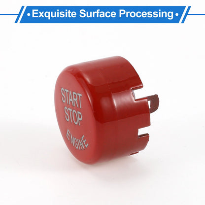 Car Push Start Button Cover for BMW - 2.5cm Red Button Protection