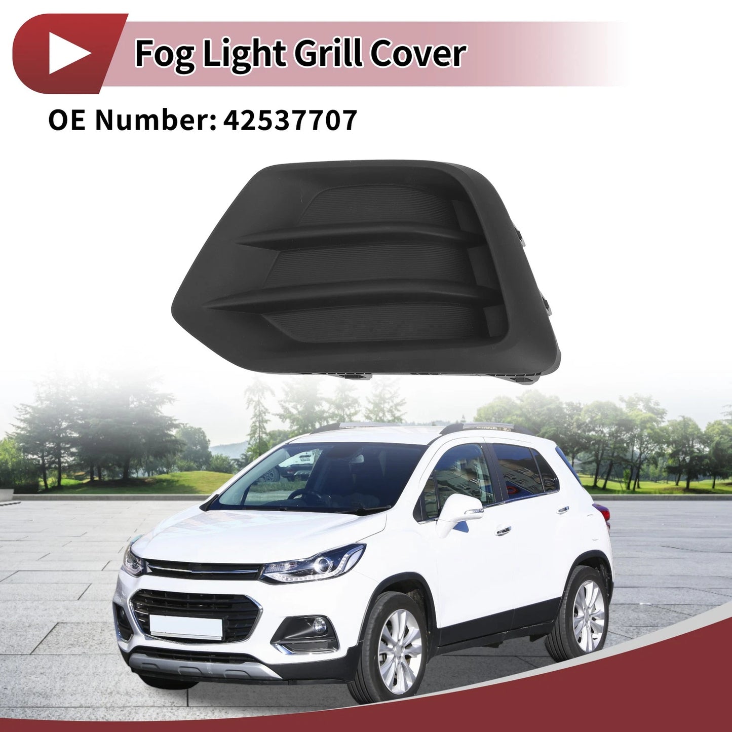 1 Pc Car Front Left Fog Light Grill for Chevrolet Trax (2017 - 2022)