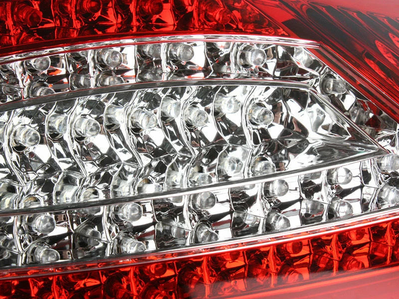 LED Tail Light Rear Lamp Red+Clear for Porsche 987 Boxster Cayman (2005-2008)