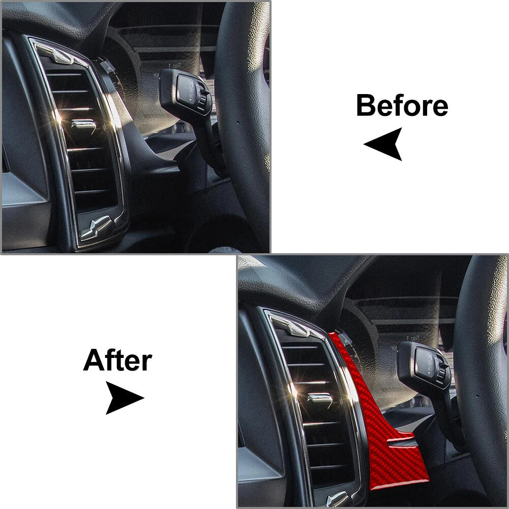 Carbon Fiber Speedometer Side Cover Trim for Ford Ranger (2015-2022)