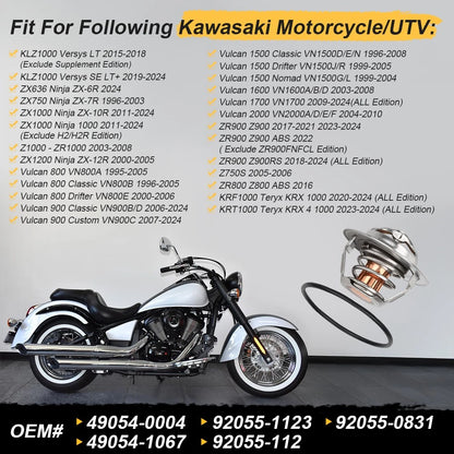 Thermostat with O-Ring for Kawasaki Ninja Vulcan