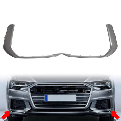 Front Bumper Lower Side Grill Covers for Audi A6 C8 S6 (2019-2024)