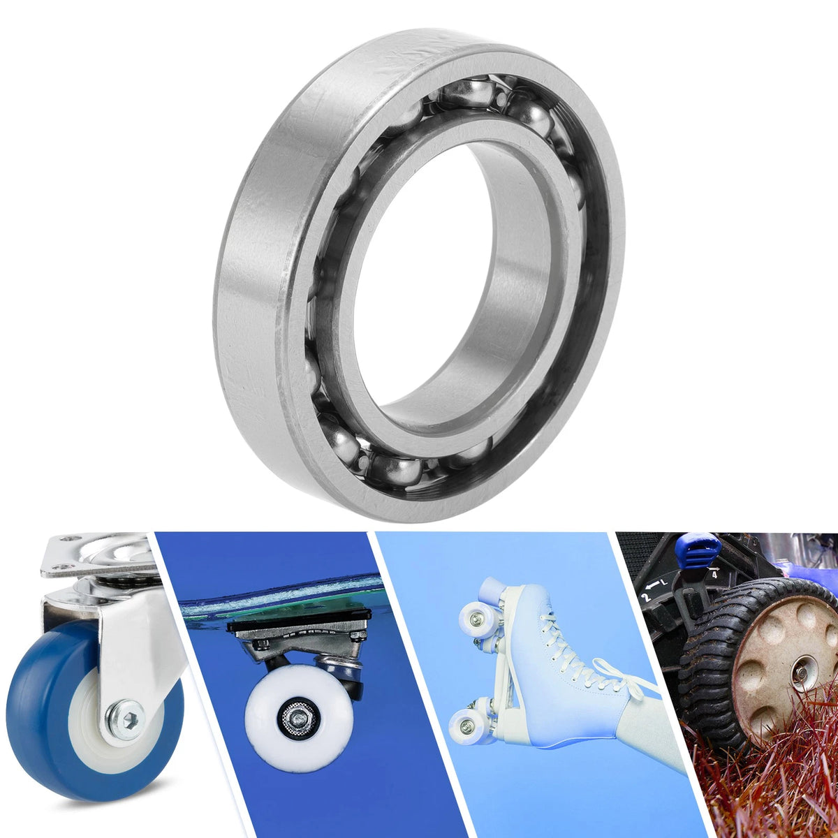 1 Pc Deep Groove Ball Bearings 40x68x15mm for Scooter Skateboard Wheel
