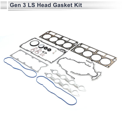 Gen 3 LS Head Gasket Kit 4.8L 5.3L 5.7L for GM Chevy LS1 LS6 LQ4 LQ9 1 Set