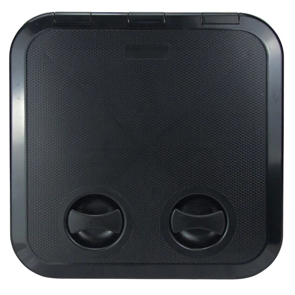 Access Hatch Black 380x380 for Caravan Boat - EUROPA Made in Italy