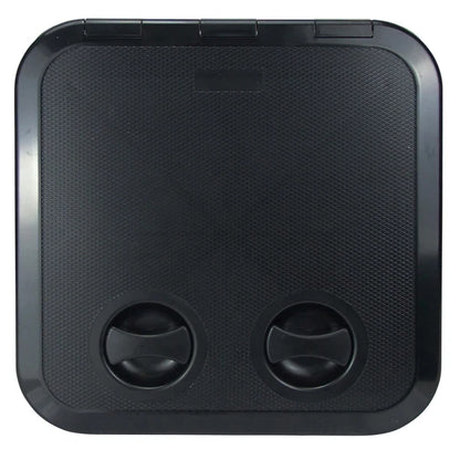 Access Hatch Black 380x380 for Caravan Boat - EUROPA Made in Italy