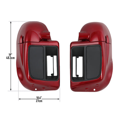 Red Vented Fairings Engine Guard Bar for Harley Road Glide (2014-2023)