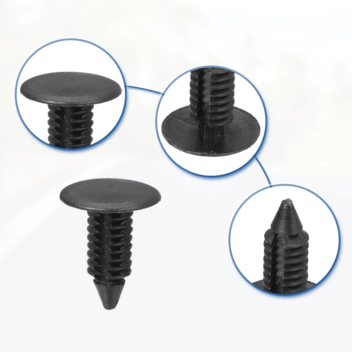 120 Pcs Retainer Fastener Clips for Jeep Wrangler (No Year Specified)