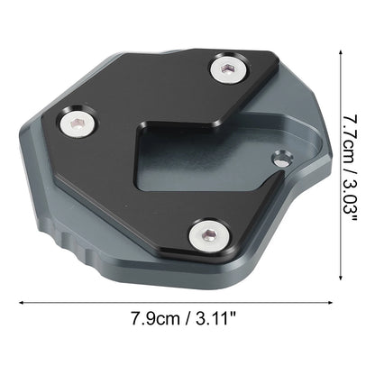 Motorcycle Kickstand Pad Black Titanium for SUZUKI Hayabusa (2008-2023)