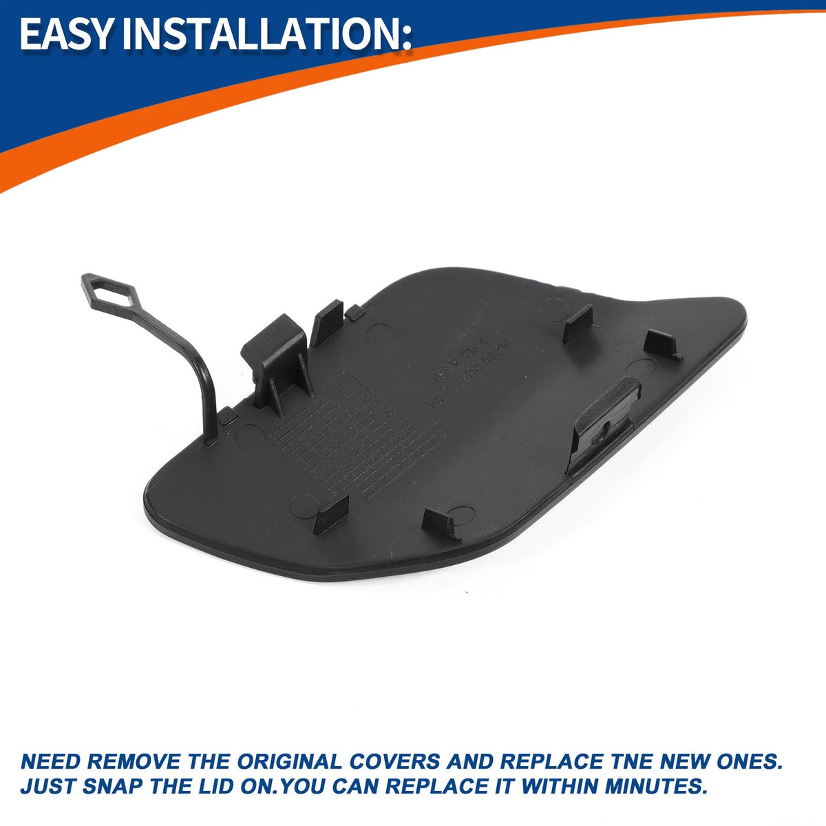 Rear Tow Hook Cover for Mercedes-Benz A-Class (2019-2023) Diamond Silver