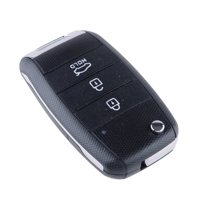 3 Button Flip Key Shell Case for Kia K3 Sorento Optima Rondo Rio Soul (2011-2023)