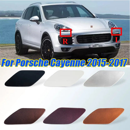 Front Bumper Headlight Washer Nozzle Cover Cap for Porsche Cayenne (2015–2018)