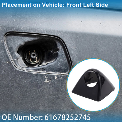 Front Left Washer Nozzle Cover for BMW X5 (2000-2003) Black
