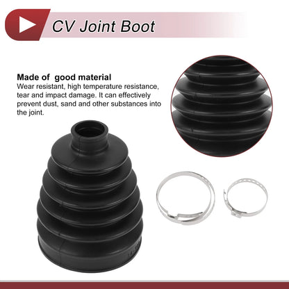 Outer CV Joint Boot Kit w/ Clamps for Mitsubishi Lancer (2007-2017)