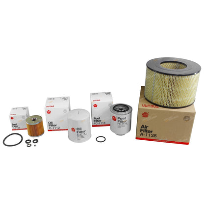 Air Oil & Fuel Filter for Landcruiser HZJ75 (1990–2007)