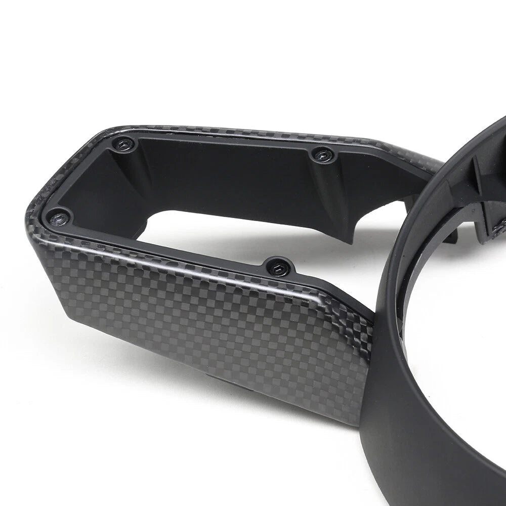Matte Carbon Fiber Steering Wheel Cover for Porsche 911 (2020-2023)