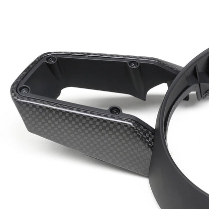 Matte Carbon Fiber Steering Wheel Cover for Porsche 911 (2020-2023)