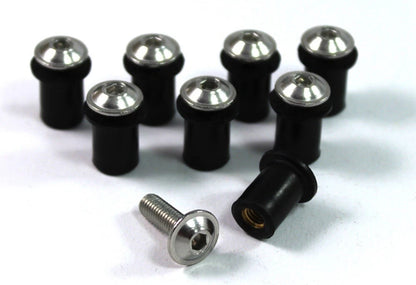 Schrauben Clips Frontscheibe Wellnut for Ducati 1098 1198 848 (2007–14)