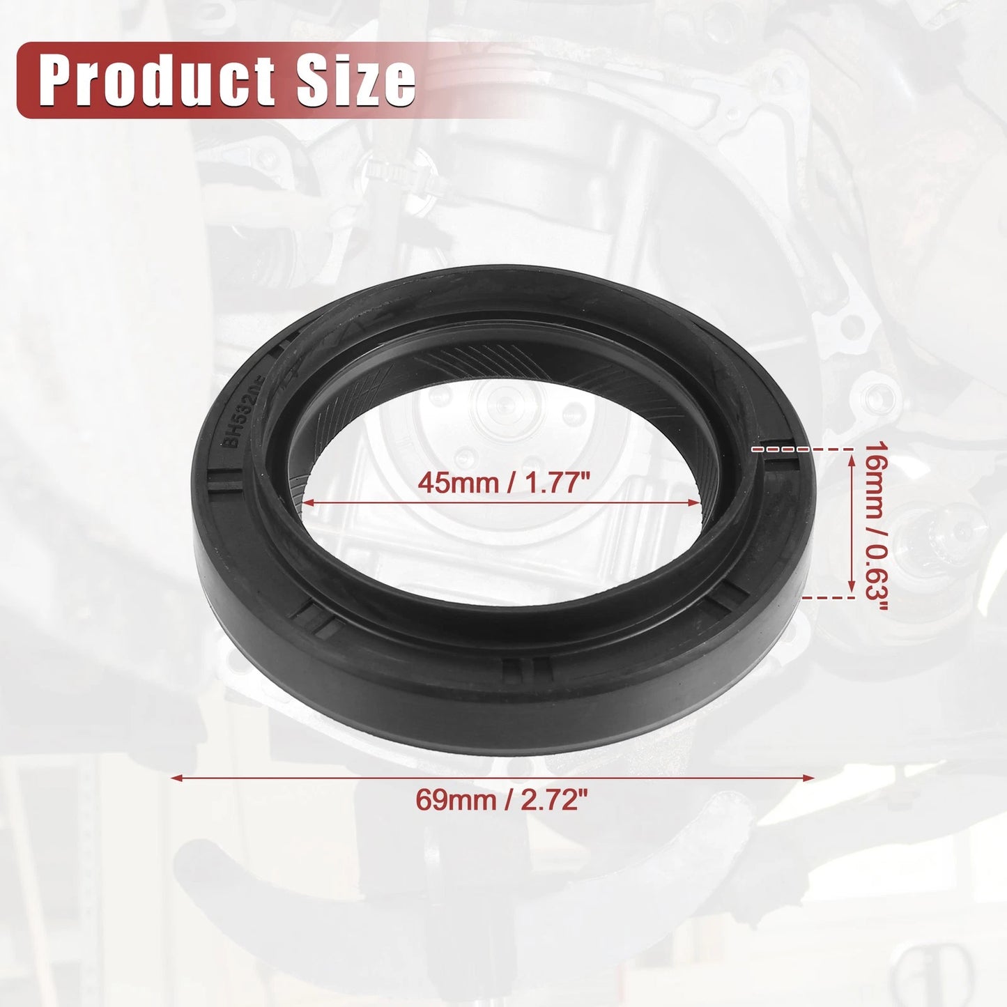 Engine Crankshaft Oil Seal for Toyota 4Runner, Lexus LX570 (1996-2016)