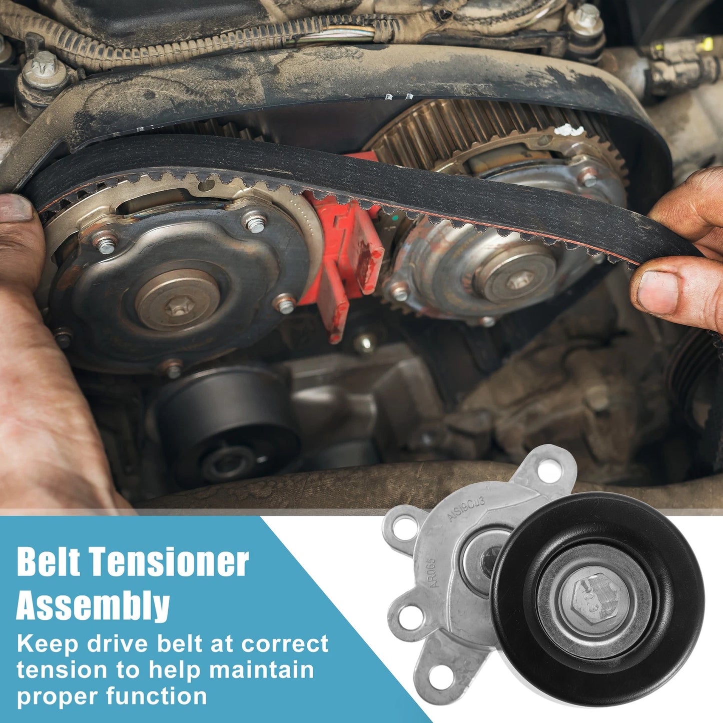 Belt Tensioner Pulley Assembly for Nissan Maxima (2009-2014)