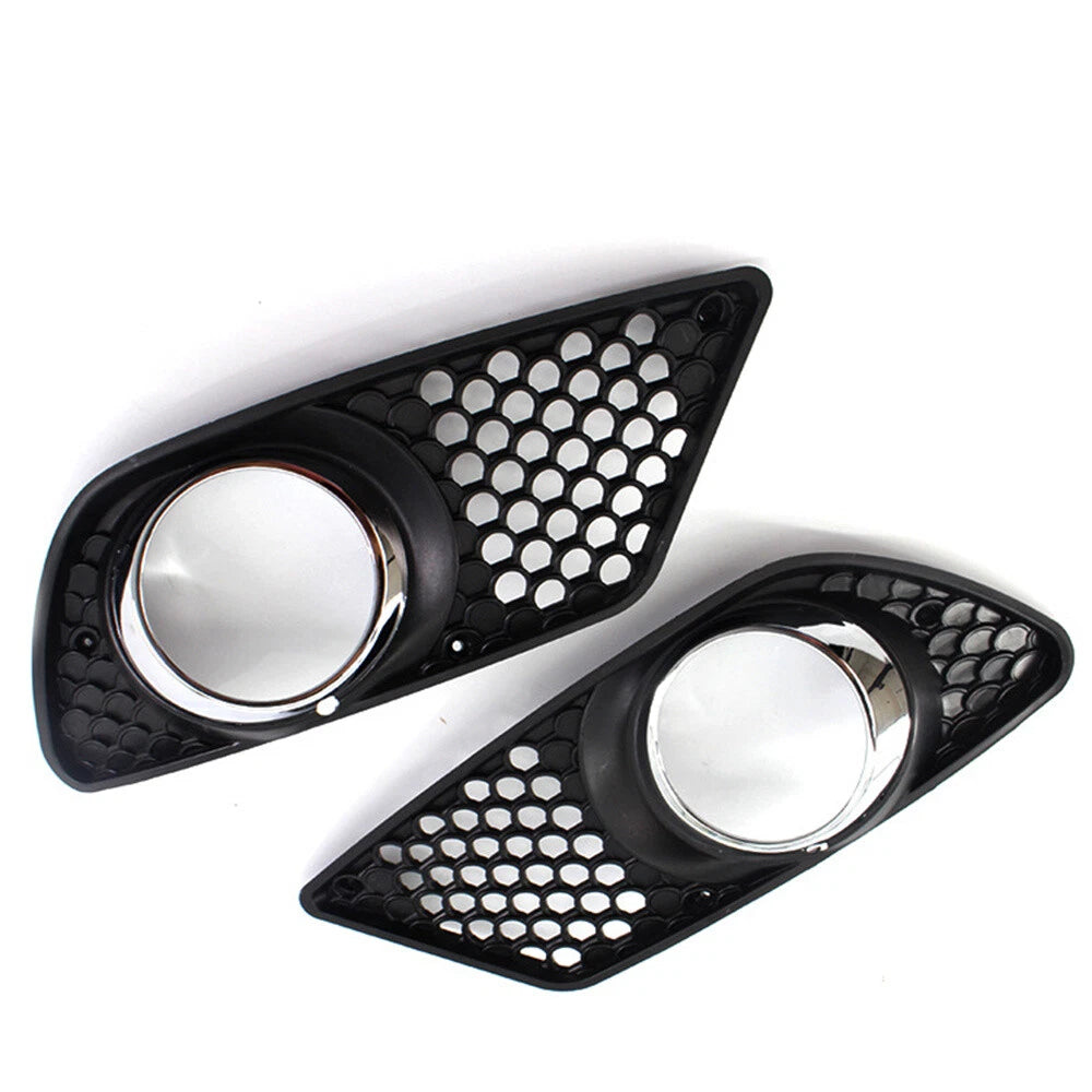 Left & Right Fog Light Grille Covers for Mercedes-Benz C300 C350 (2008-2015)