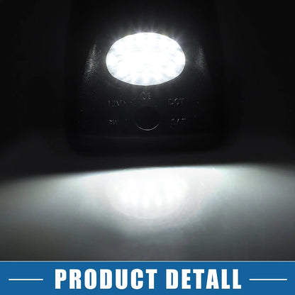 White LED License Plate Light Assembly for Toyota (Fits Various Models)