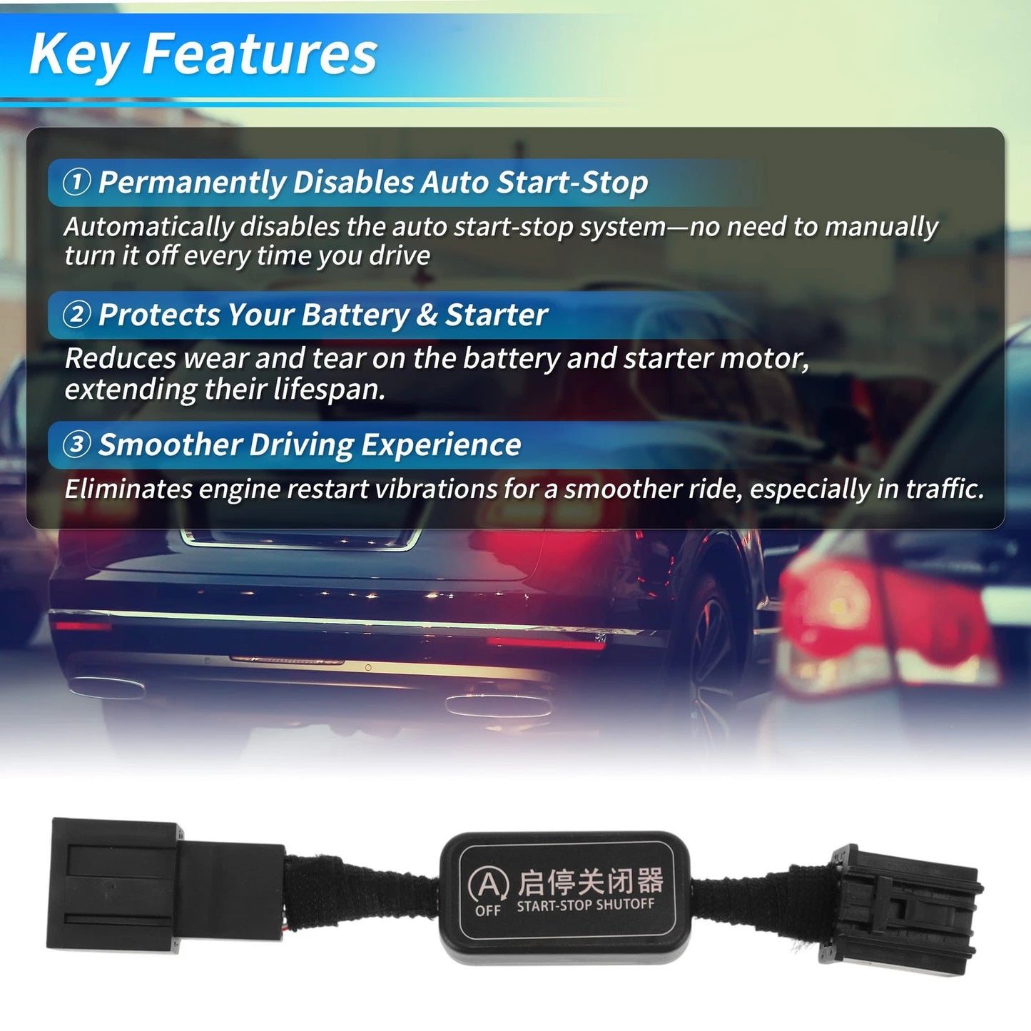 Idle Start Stop Eliminator for Ford Maverick 2022-2024 Auto Disable