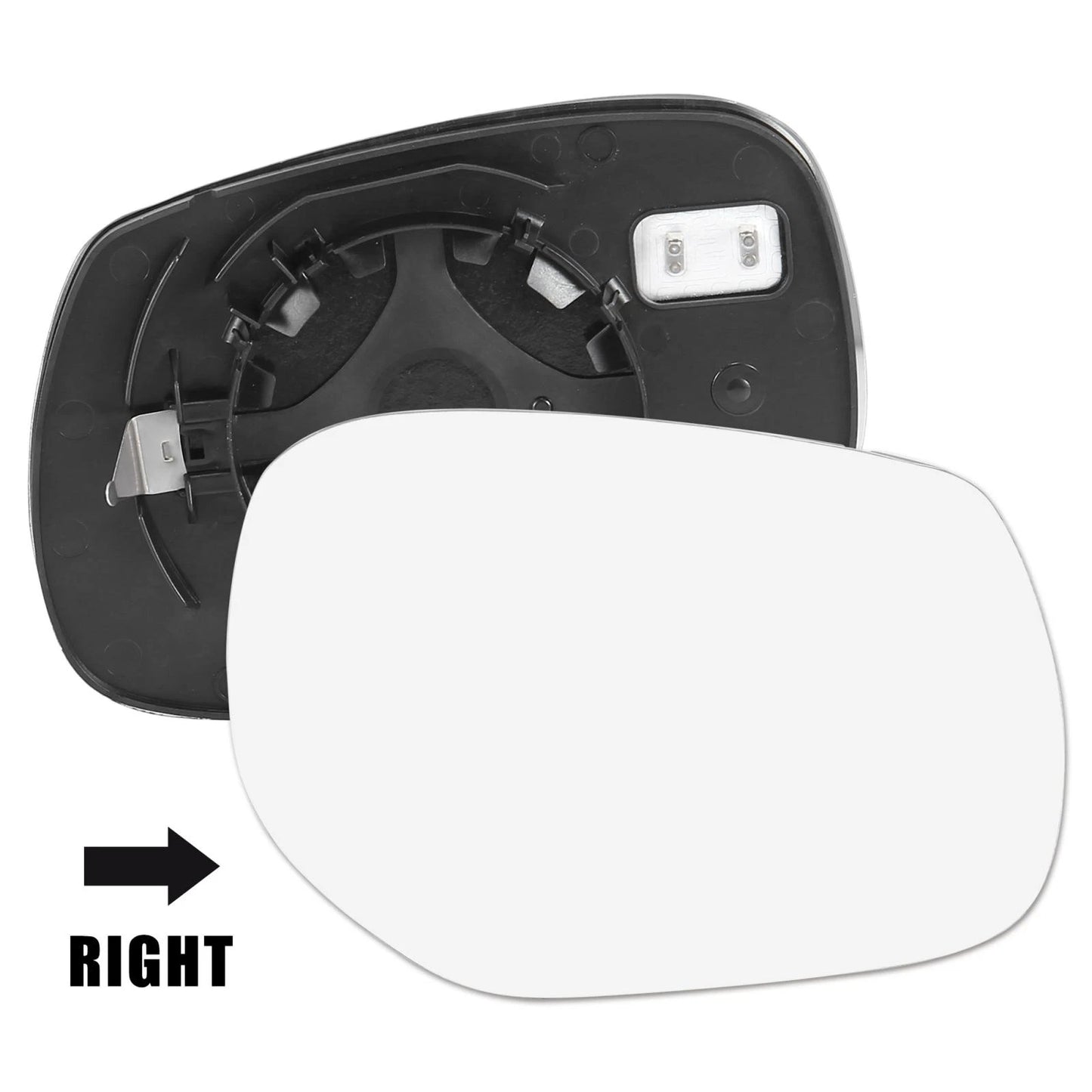 Mirror Glass w/ Backing Heated Passenger Side RH for Infiniti Q70 QX30 M70 Q60