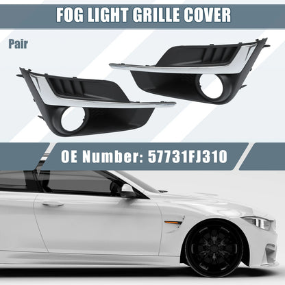 Fog Light Grille Covers for Subaru Impreza (2015-2016) - 1 Pair