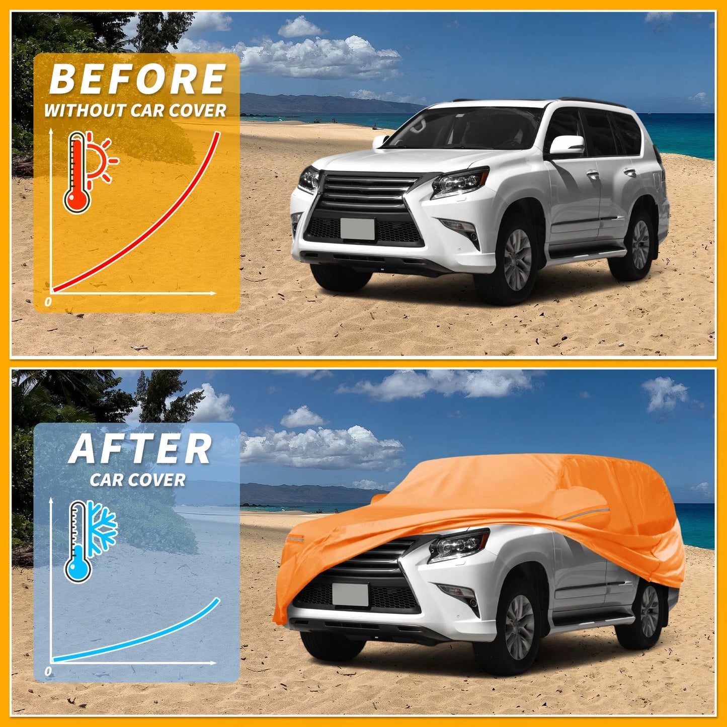 Waterproof All Weather Car Cover for Lexus GX