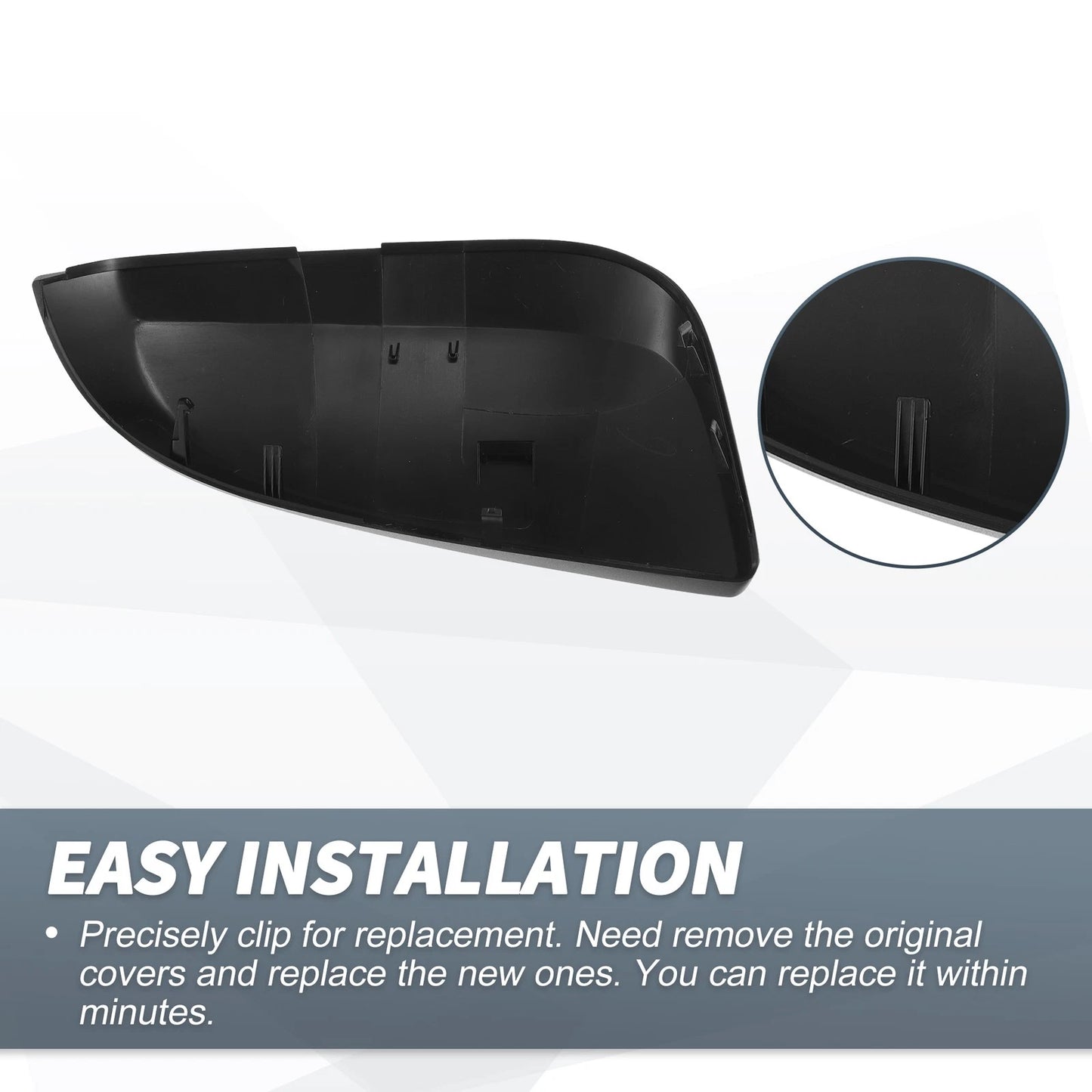 Left Side Rearview Mirror Cover for Toyota Hilux (2015-2020)