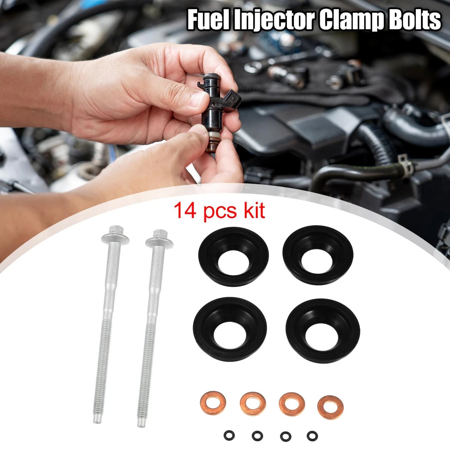 Diesel Injector Seal & Clamp Bolts for Ford Transit MK7 (2006-2011)