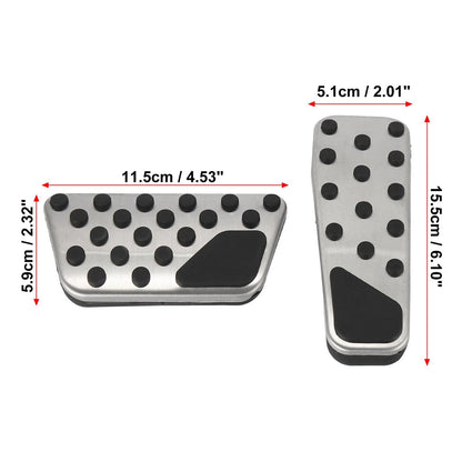 Brake & Gas Pedal Cover Set for Dodge Challenger Charger (2009-2019)