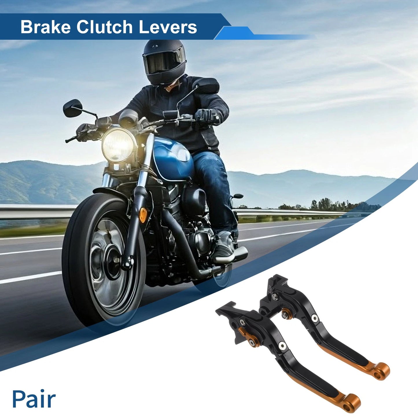Levers / Adjustable / Brake Clutch Levers for Kawasaki Vulcan S (2015–2023)