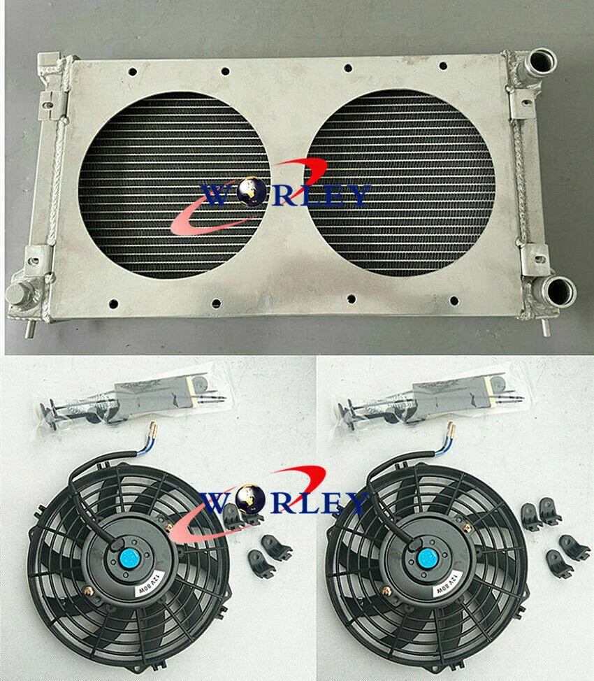Aluminum Radiator, Shroud & Fans for VW Golf MK1 MK2 GTI/Scirocco (1974-1992)