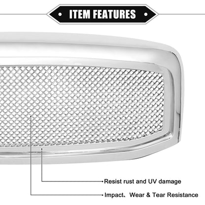 Front Grille Assembly for Dodge Ram 3500 (2006 - 2009)