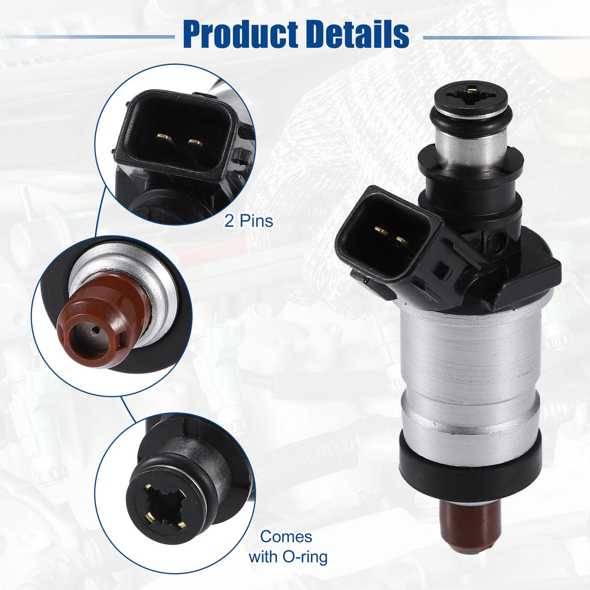 4pcs Fuel Injector Nozzle for Honda Acura CL 2.3L (1999)