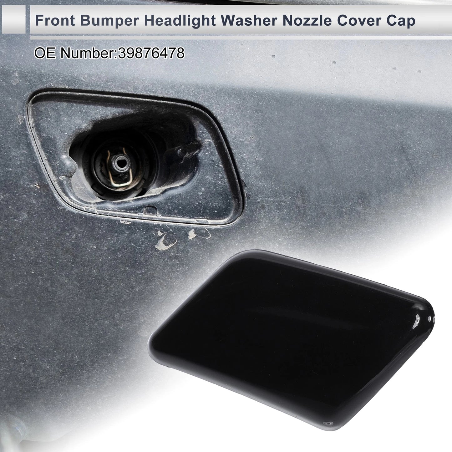 Bumper Headlight Washer Nozzle Cover for Volvo C30 (2007-2013)