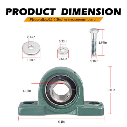 Front Center Carrier Bearing for Polaris Ranger Crew 500/800 (2011-2014)