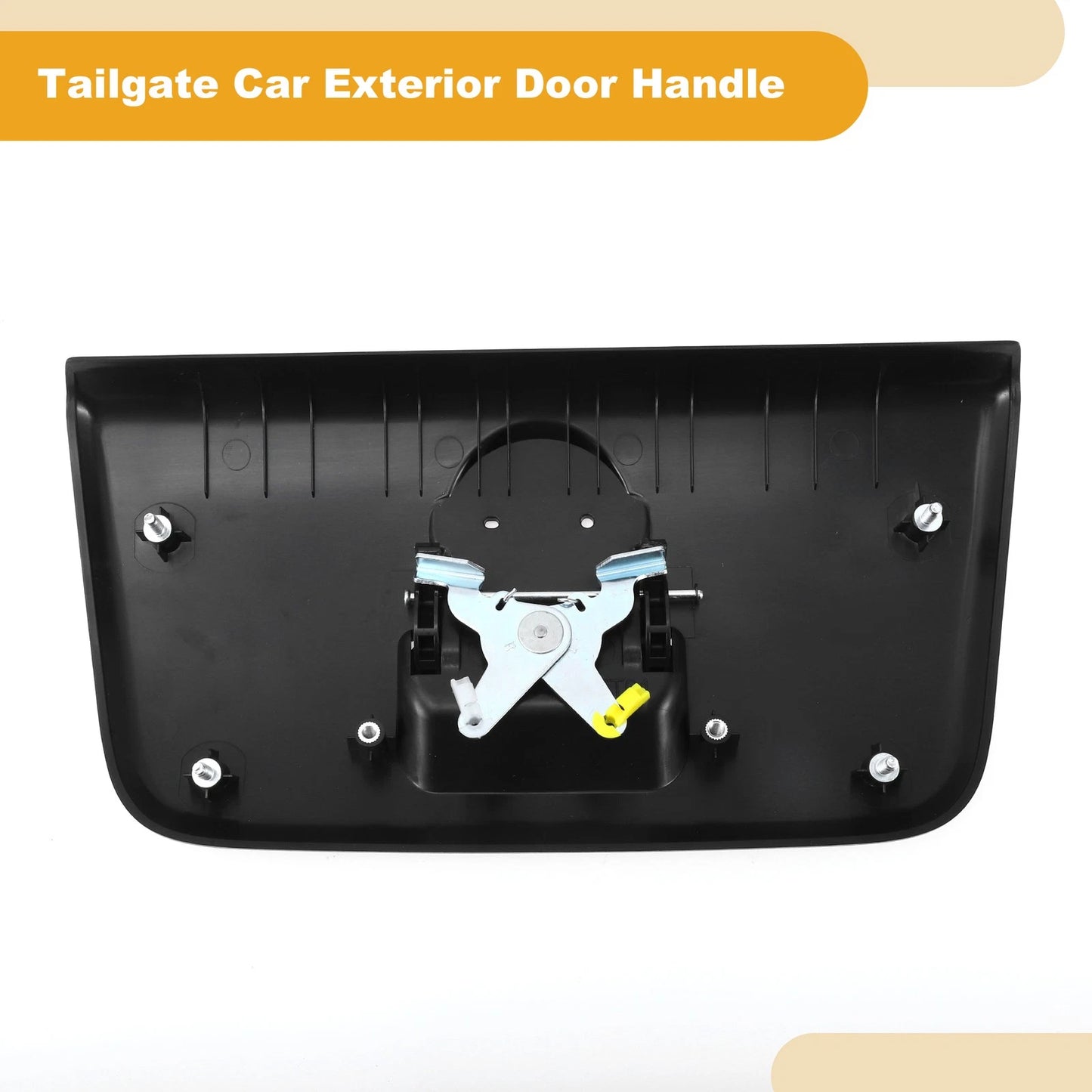 Black ABS Rear Exterior Door Handle for Nissan Frontier (2005-2023)