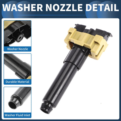 Front Driver Side Headlight Washer Nozzle for Toyota Land Cruiser (2008-2021)
