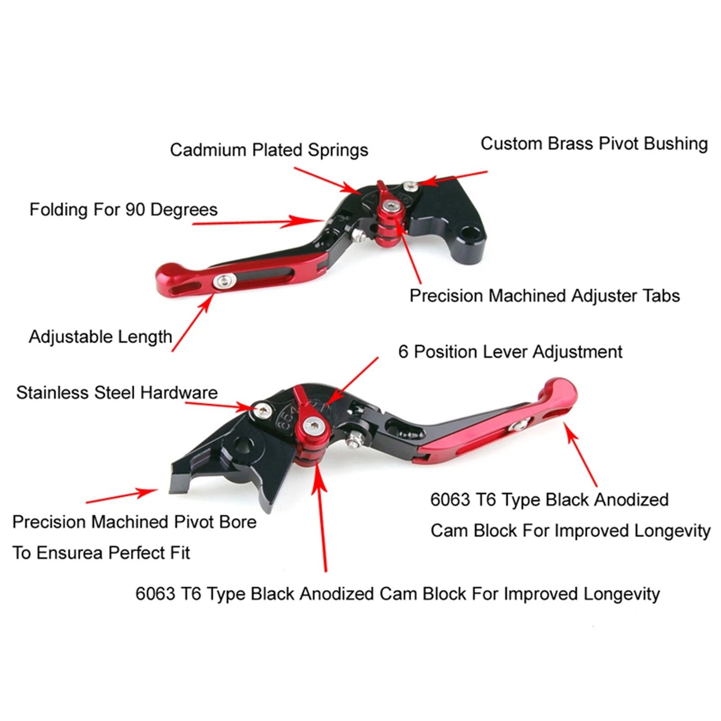 Adjustable Brake Clutch Lever for BMW R Nine T/Pure/Racer (2017-2023)