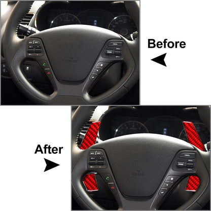 Steering Wheel Shifter Paddle Extensions for Kia Forte K3, Cadenza, Ceed (2014-2023)
