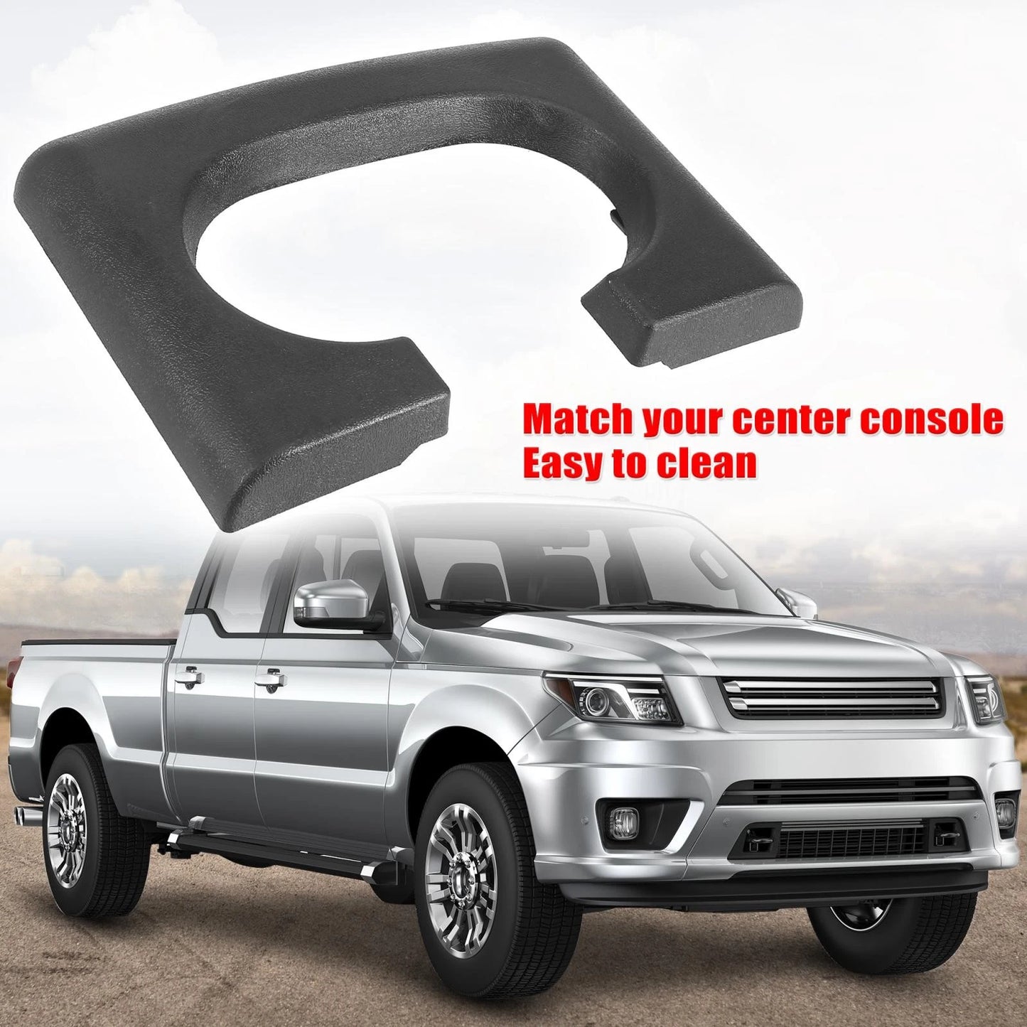 Center Console Cup Holder Armrest Cover for Ford F150 (2004-2014)