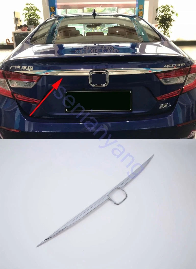 Chrome Rear Boot Lid Cover Trim for Honda Accord Sedan (2018-2021)